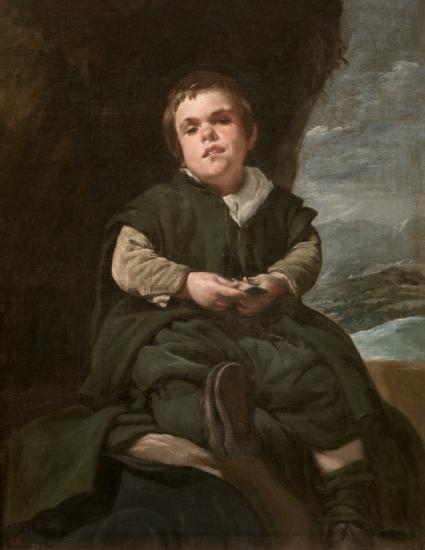 Foto del cuadro "El niño de Vallecas" por el pintor barroco español Diego de Velázquez en el siglo XVII.